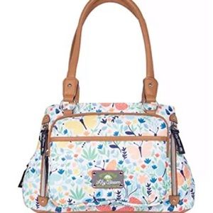 Lily Bloom butterfly floral handbag